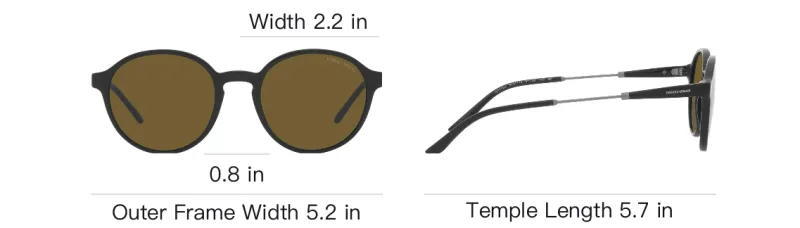 GIORGIO ARMANI Sunglasses Unisex Black-3