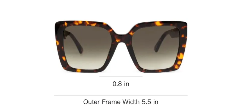 MOSCHINO Square Frame Sunglasses-1