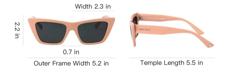 Jimmy Choo Cat Eye Frame Sunglasses-5