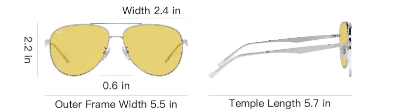 RayBan Alloy Aviator Sunglasses Unisex-3