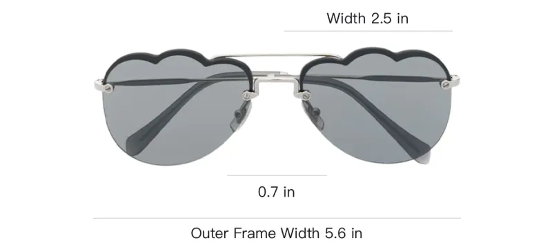 MIU MIU Pilot Frame Sunglasses-4