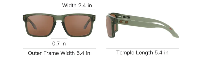 Oakley Rectangular Sunglasses Men's Dark Green-5
