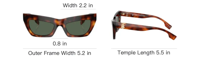 Burberry TB motif Cat eye Sunglasses-3