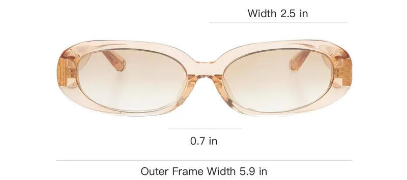 Linda Farrow X Rowen Rose Cara Oval Framed Sunglasses-1