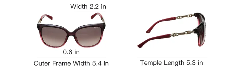 Jimmy Choo Sunglasses Women's Deep Red-4