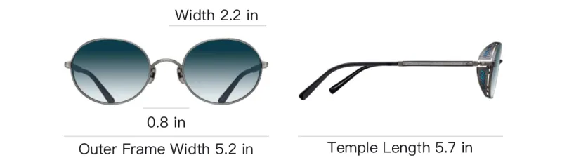 Matsuda Oval frame Sunglasses-2
