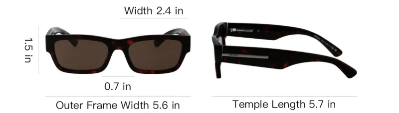 PRADA Eyewear Rectangular Frame Sunglasses-4