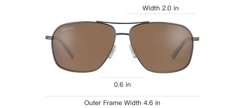 Serengeti Square frame Sunglasses-3