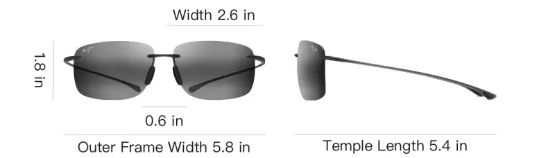 Maui Jim Square Frame Nylon Sunglasses-1