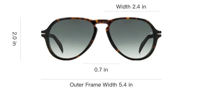 David Beckham Round frame Sunglasses-3
