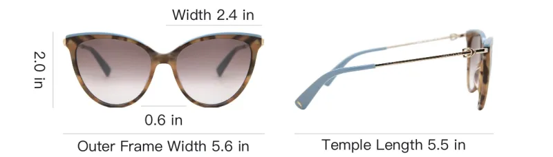 LONGCHAMP Cat Eye Frame Sunglasses-3