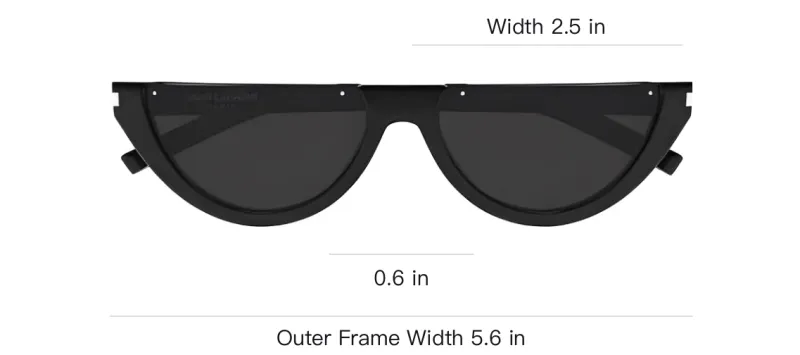 SAINT LAURENT Cat Eye Frame Sunglasses-2