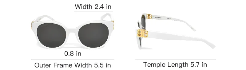 Balenciaga Oval Sunglasses Women's-3
