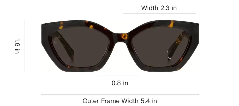 Tommy Hilfiger Acetate Irregular Shape Sunglasses Women's Tortoiseshell-3