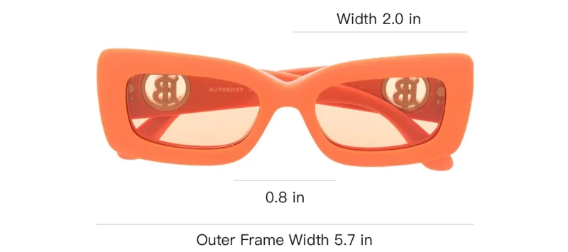 Burberry Sunglasses Women's Orange-2