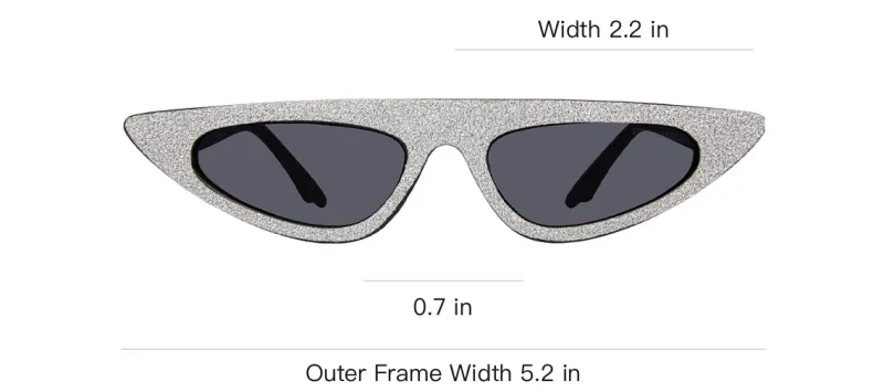 STEVE MADDEN - Irregular Shape Sunglasses Unisex Silver-3
