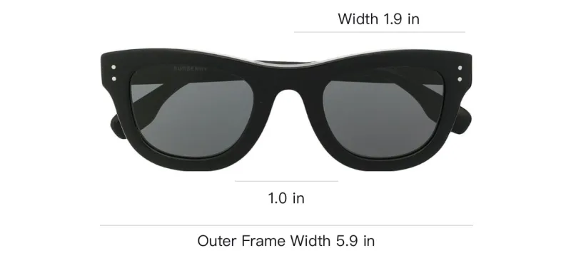 Burberry Eyewear Sidney Oversize Frame Sunglasses-2