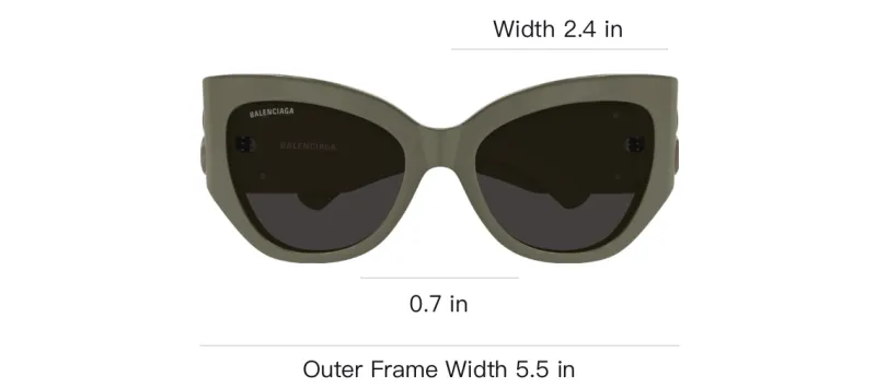 Balenciaga Butterfly Frame Sunglasses-2