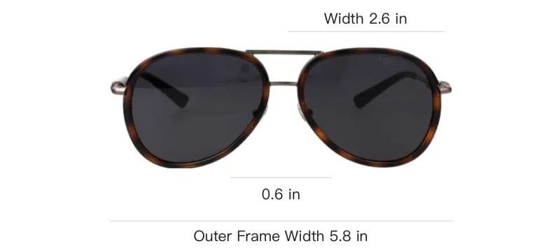 VERSACE Pilot Frame Sunglasses-4