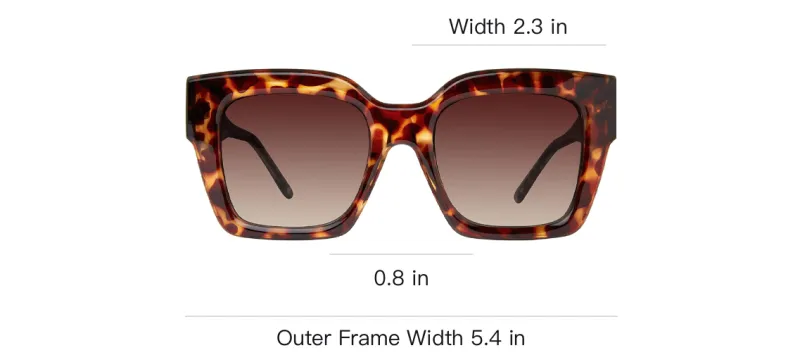 STEVE MADDEN Square Sunglasses Unisex Tortoiseshell-3