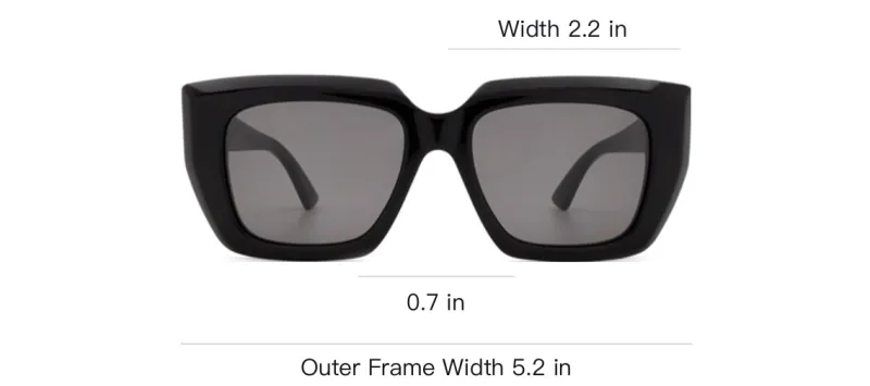 Bottega Veneta Square Frame Sunglasses-3
