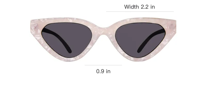 STEVE MADDEN Irregular Shape Sunglasses Unisex Beige-3