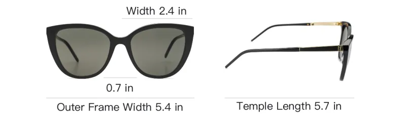 SAINT LAURENT Cat Eye Sunglasses-4
