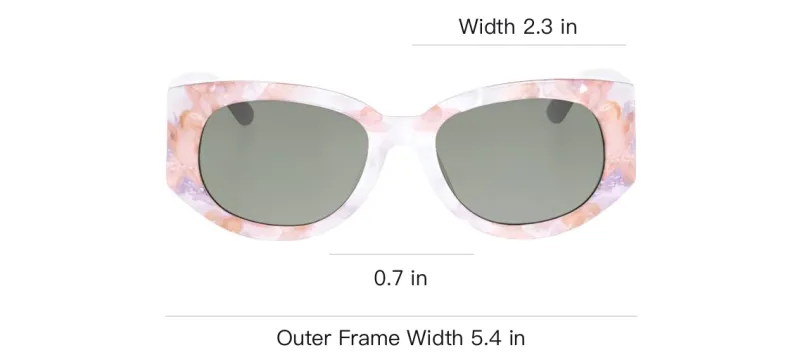 Linda Farrow X Sara Shakeel Debbie Floral Printed Sunglasses-1