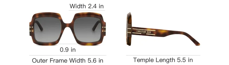 DIOR Sunglasses Unisex Light Umber-3