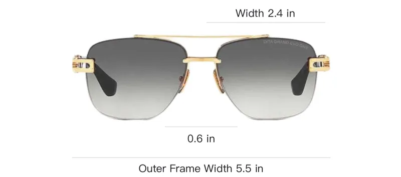 DITA Grand Evo One Square frame Sunglasses-4