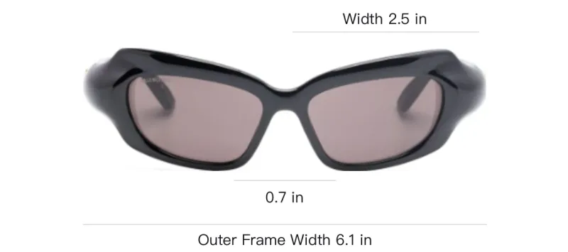 Balenciaga Palazzo Butterfly frame Sunglasses-3