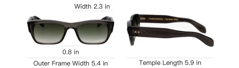Cutler and Gross Rectangle frame Sunglasses-3