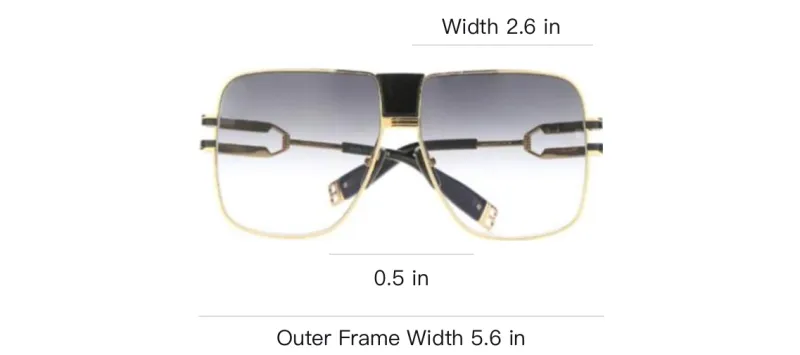 BALMAIN Pilot Frame Sunglasses-2