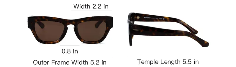 Burberry Square frame Sunglasses-4