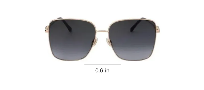 Jimmy Choo Hester Square Frame Sunglasses-3