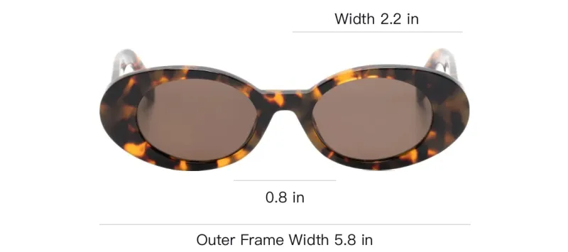 PALM ANGELS Gilroy Oval frame Sunglasses-3