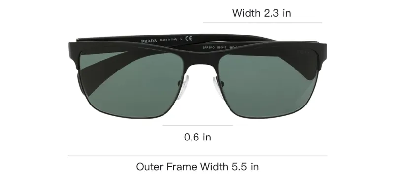 PRADA Rectangular frame Sunglasses-2