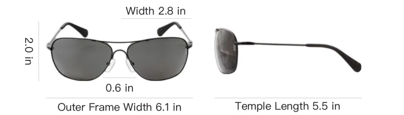 VEDI VERO - Aviator Sunglasses Unisex Black-4