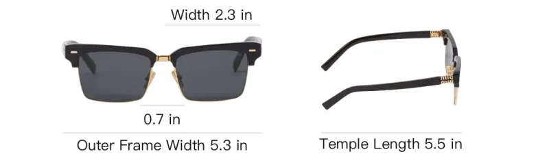 MIU MIU Square Sunglasses Unisex Black-4