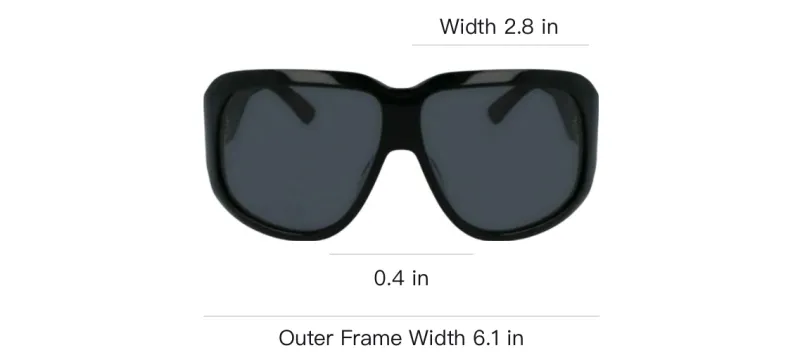 LONGCHAMP Acetate Irregular Shape Sunglasses Women's Black-3