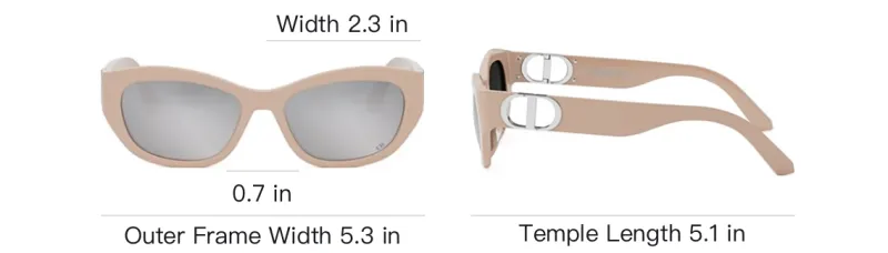 DIOR Eyewear Butterfly Frame Sunglasses-3