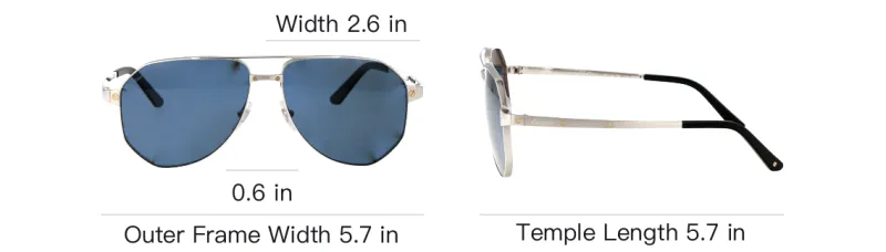 Cartier Pilot Frame Sunglasses-4
