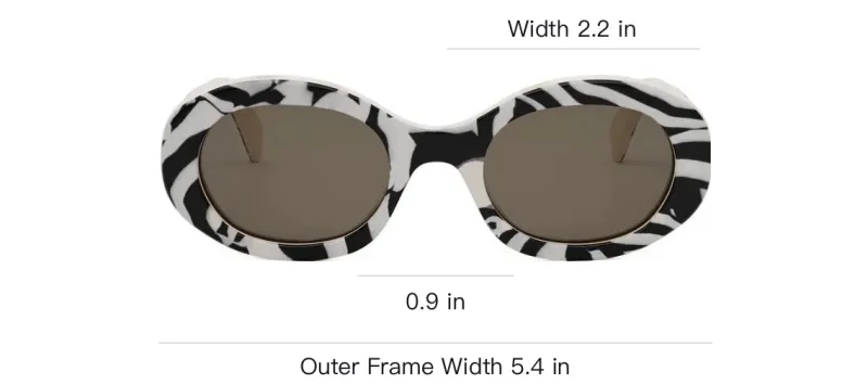 CELINE Acetate Oval Sunglasses Women's Black-2