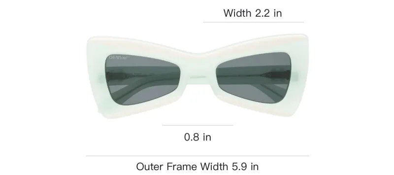 OFF WHITE Nashville Butterfly frame Sunglasses-2