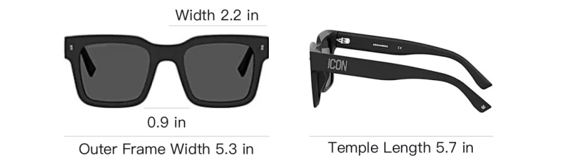 DSQUARED 2 Square Frame Sunglasses-3