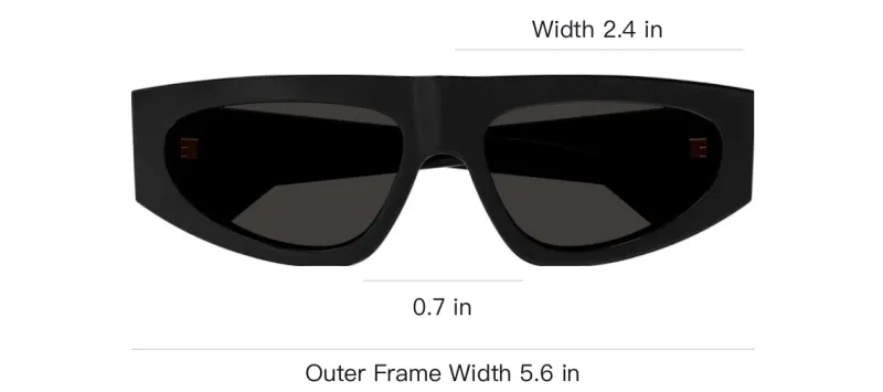 Bottega Veneta Geometric Frame Sunglasses-2