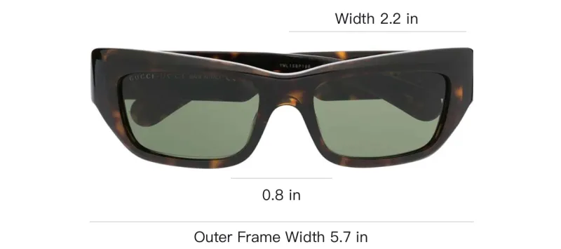 GUCCI Cat Eye Frame Sunglasses-2