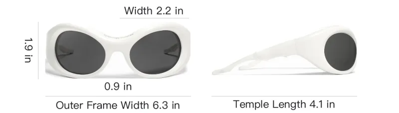 Maison Margiela X GENTLE MONSTER Maison Margiela Sunglasses Unisex White-4
