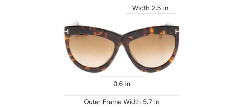 TOM FORD Doris Cat Eye Frame Sunglasses-3