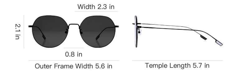 LAPIZ SENSIBLE. Β Titanium Irregular Shape Sunglasses Unisex Black-3